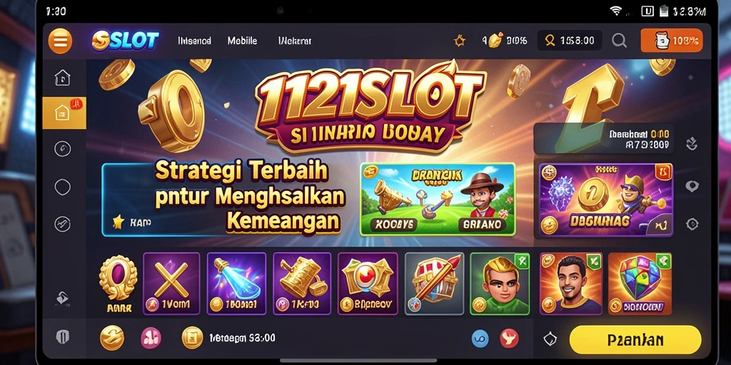 Screenshot utama 1121SLOT menampilkan aksi strategis yang mendebarkan.