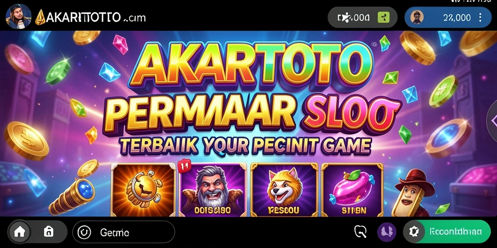 Tampilan menarik gameplay Slot di AKARTOTO