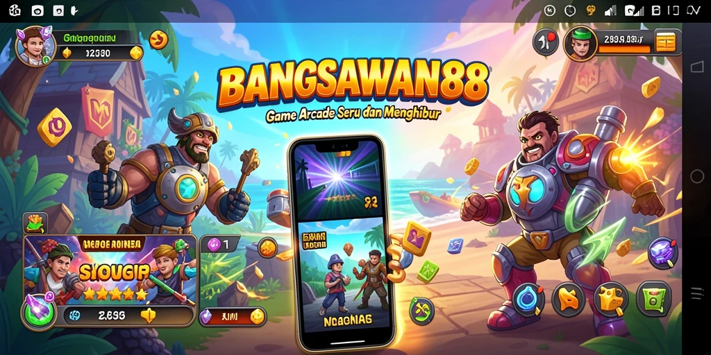 Tangkapan layar menunjukkan gameplay seru BANGSAWAN88.