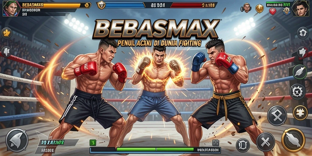 Menampilkan aksi pertarungan intens di BEBASMAX.