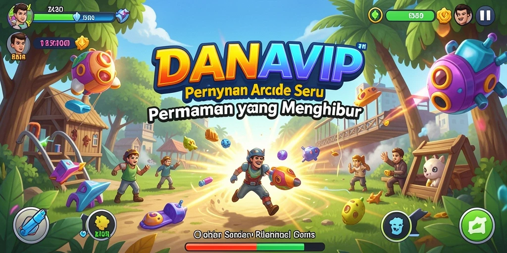 Tampilan gameplay seru dan menantang di DANAVIP.