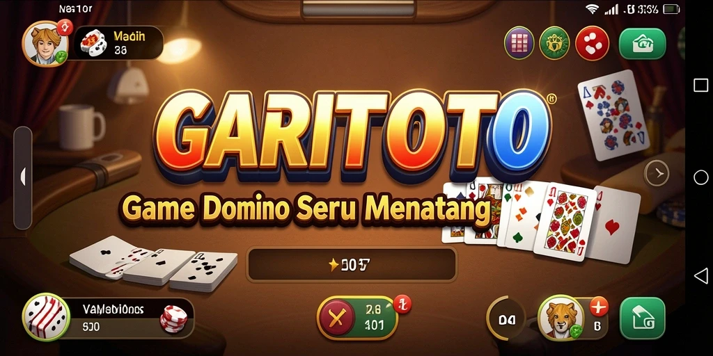 Tampilan gameplay yang seru dengan variasi Domino.