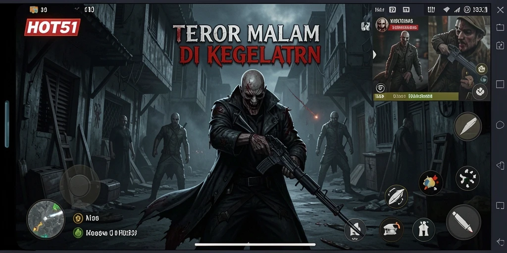Gameplay HOT51 menunjukkan ketegangan dan ketakutan yang mendalam.