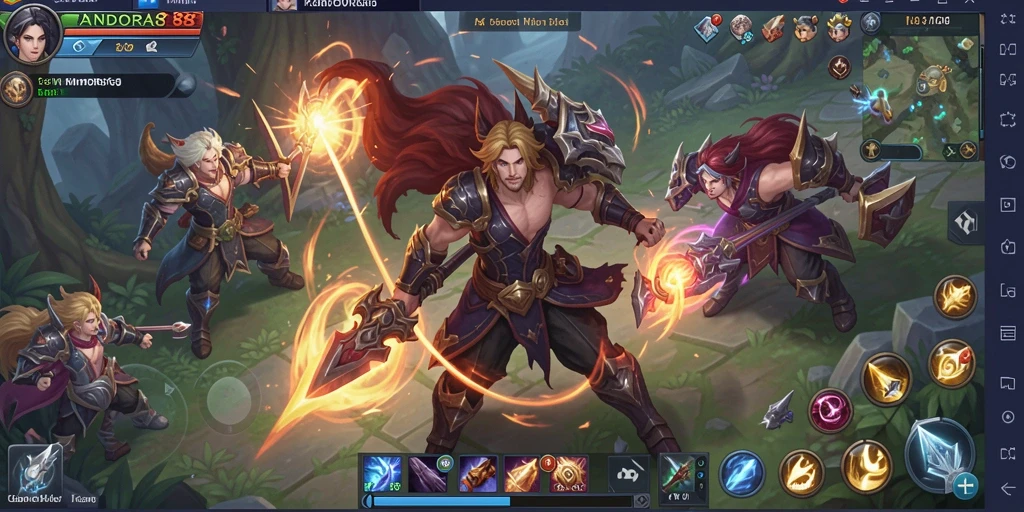 Tampilan gameplay menarik dari PANDORA88 dalam dunia MMORPG.
