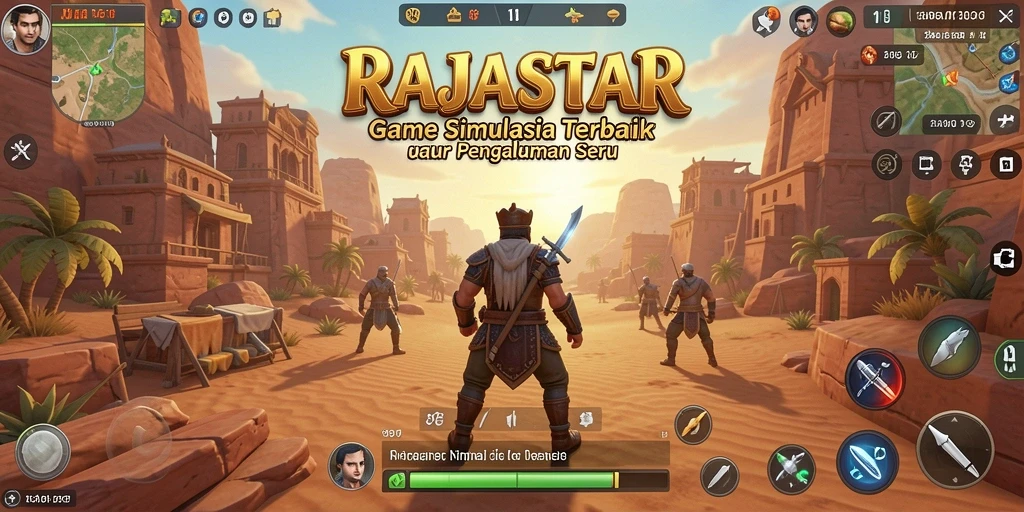 Tangkapan layar RAJASTAR dengan tampilan gameplay yang menarik.